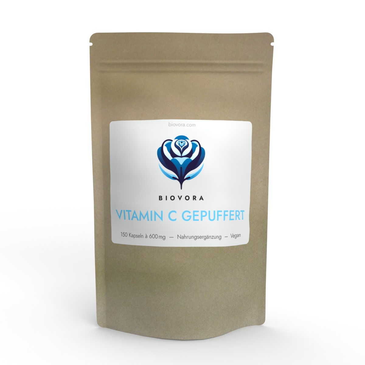 Vitamin C buffered - 150 capsules of 600 mg each